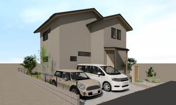 楽家 重常7号地モデルハウス