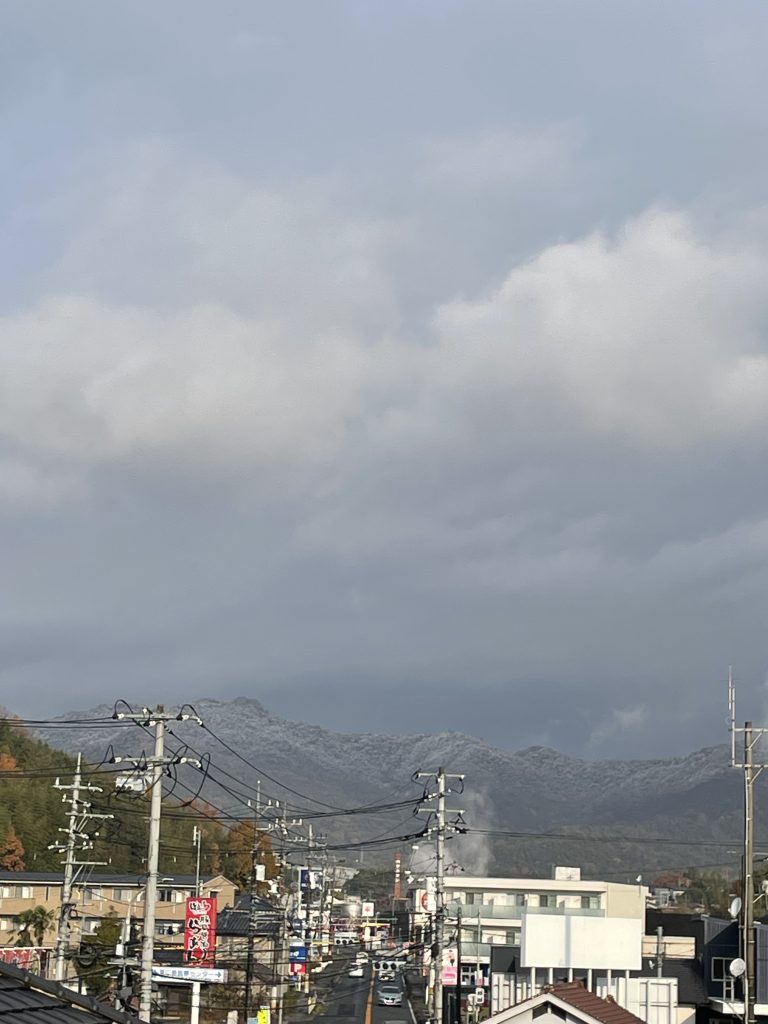 冬らしい景色が見れました