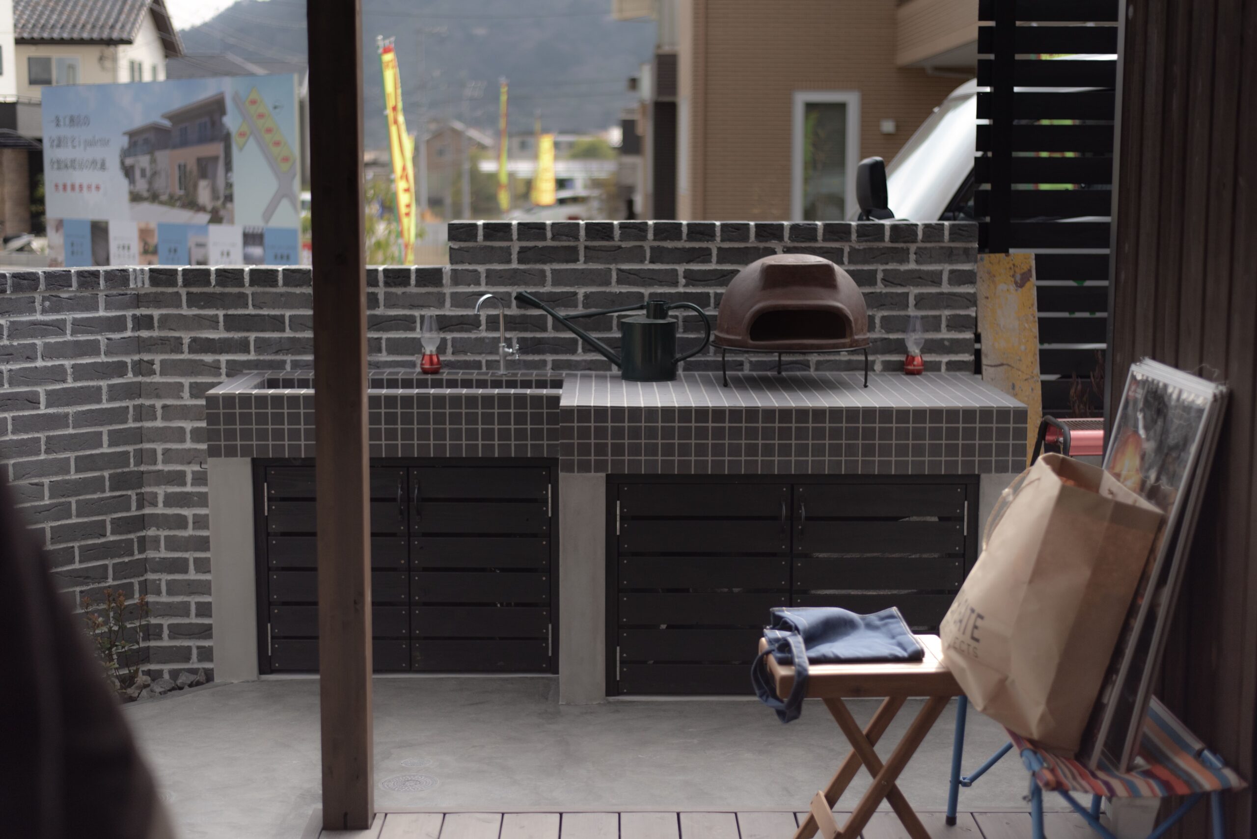 休日にはピザ窯で楽しむ、家族や仲間とのアウトドア時間。